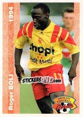 Sticker Roger Boli - U.N.F.P. Football Cards 1993-1994 n. 194 - Panini