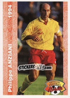 Cromo Philippe Anziani - U.N.F.P. Football Cards 1993-1994 - Panini