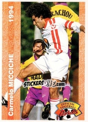 Sticker Carmelo Micciche - U.N.F.P. Football Cards 1993-1994 n. 224 - Panini
