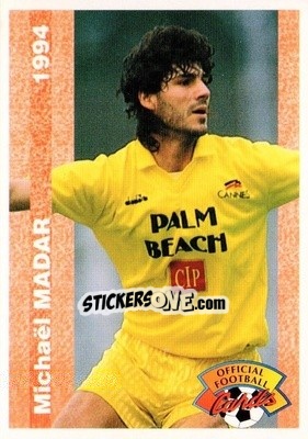 Sticker Michael Madar - U.N.F.P. Football Cards 1993-1994 - Panini