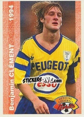 Sticker Benjamin Clement - U.N.F.P. Football Cards 1993-1994 - Panini