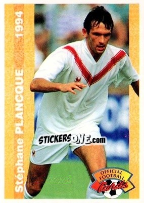 Figurina Stephane Plancque - U.N.F.P. Football Cards 1993-1994 - Panini