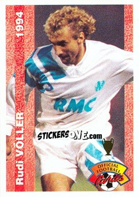 Sticker Rudi Voller - U.N.F.P. Football Cards 1993-1994 n. 236 - Panini