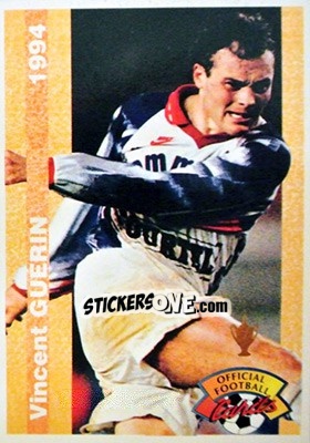 Figurina Vincent Guerin - U.N.F.P. Football Cards 1993-1994 - Panini