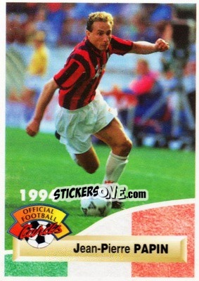 Sticker Jean-Pierre Papin - U.N.F.P. Football Cards 1993-1994 n. 245 - Panini