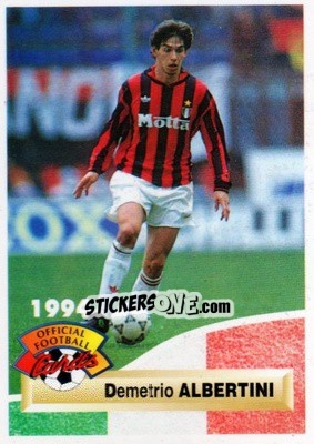Sticker Demetrio Albertini - U.N.F.P. Football Cards 1993-1994 n. 246 - Panini