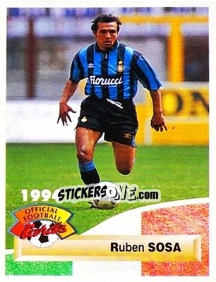 Sticker Ruben Sosa - U.N.F.P. Football Cards 1993-1994 n. 250 - Panini
