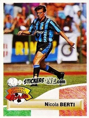 Sticker Nicola Berti - U.N.F.P. Football Cards 1993-1994 n. 251 - Panini