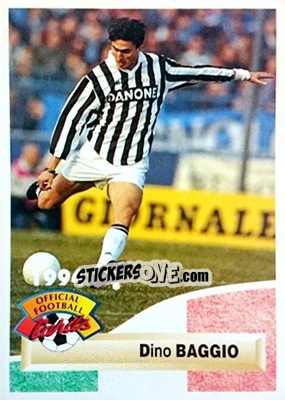 Sticker Dino Baggio - U.N.F.P. Football Cards 1993-1994 n. 253 - Panini