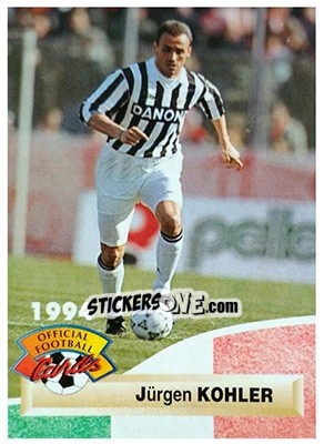 Sticker Jurgen Kohler - U.N.F.P. Football Cards 1993-1994 - Panini