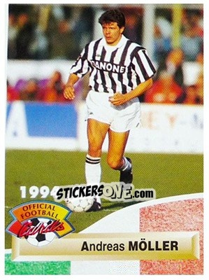 Sticker Andreas Moller - U.N.F.P. Football Cards 1993-1994 n. 255 - Panini