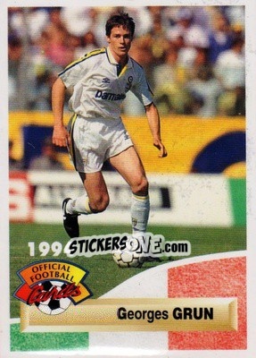 Cromo Georges Grun - U.N.F.P. Football Cards 1993-1994 - Panini
