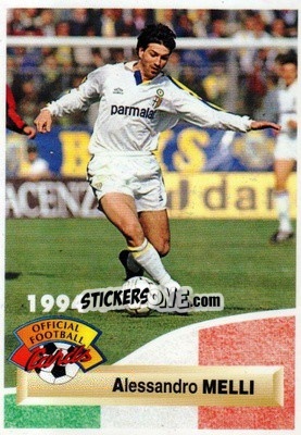 Sticker Alessandro Melli - U.N.F.P. Football Cards 1993-1994 - Panini