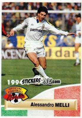 Sticker Alessandro Melli - U.N.F.P. Football Cards 1993-1994 n. 261 - Panini