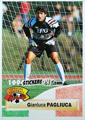 Sticker Gianluca Pagliuca - U.N.F.P. Football Cards 1993-1994 n. 267 - Panini
