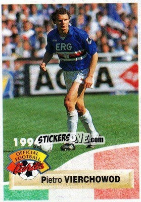 Sticker Pietro Vierchowod - U.N.F.P. Football Cards 1993-1994 - Panini