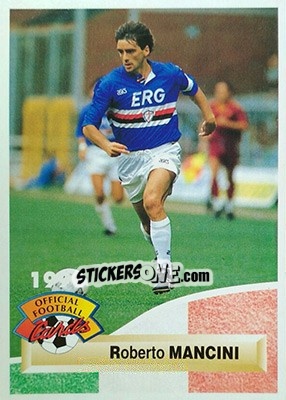 Sticker Roberto Mancini - U.N.F.P. Football Cards 1993-1994 - Panini
