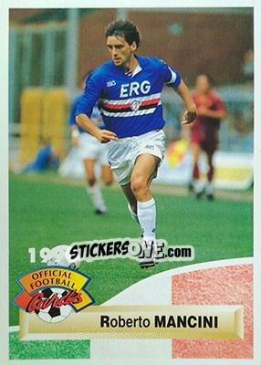 Sticker Roberto Mancini - U.N.F.P. Football Cards 1993-1994 n. 270 - Panini