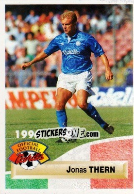 Sticker Jonas Thern - U.N.F.P. Football Cards 1993-1994 - Panini