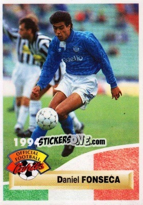 Sticker Daniel Fonseca - U.N.F.P. Football Cards 1993-1994 n. 275 - Panini