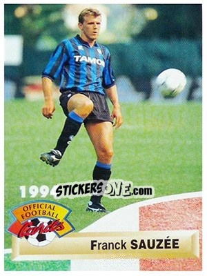 Figurina Franck Sauzee - U.N.F.P. Football Cards 1993-1994 - Panini