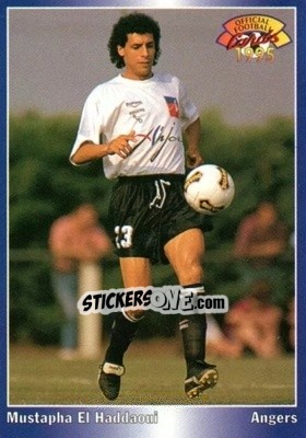 Cromo Mustapha El Haddaoui - U.N.F.P. Football Cards 1994-1995 - Panini
