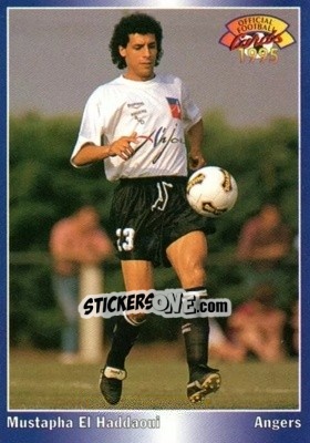 Sticker Mustapha El Haddaoui - U.N.F.P. Football Cards 1994-1995 n. 1 - Panini
