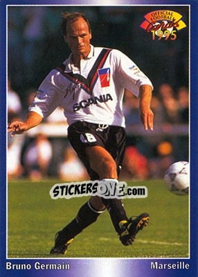 Sticker Bruno Germain - U.N.F.P. Football Cards 1994-1995 - Panini