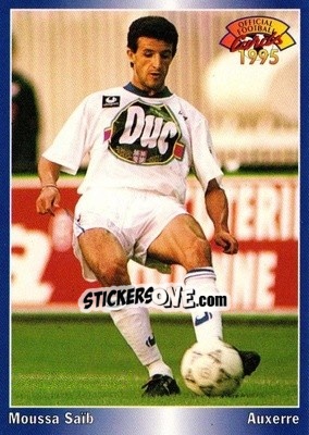 Sticker Moussa Saib - U.N.F.P. Football Cards 1994-1995 - Panini