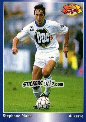 Sticker Stephane Mahe - U.N.F.P. Football Cards 1994-1995 n. 16 - Panini