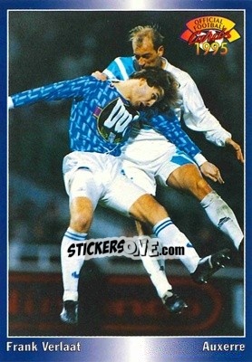Sticker Frank Verlaat - U.N.F.P. Football Cards 1994-1995 - Panini
