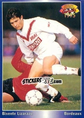 Sticker Bixente Lizarazu - U.N.F.P. Football Cards 1994-1995 - Panini