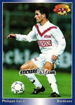 Cromo Philippe Lucas - U.N.F.P. Football Cards 1994-1995 - Panini