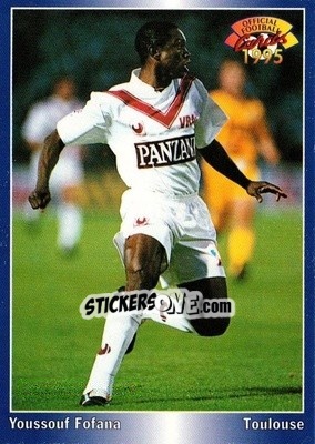 Sticker Youssouf Fofana - U.N.F.P. Football Cards 1994-1995 - Panini