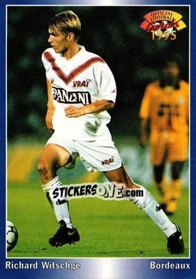 Cromo Richard Witschge - U.N.F.P. Football Cards 1994-1995 - Panini