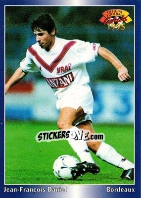 Figurina Jean-Francois Daniel - U.N.F.P. Football Cards 1994-1995 - Panini