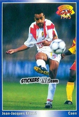 Cromo Jean-Jacques Etame - U.N.F.P. Football Cards 1994-1995 n. 38 - Panini