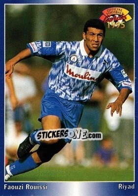 Sticker Faouzi Rouissi - U.N.F.P. Football Cards 1994-1995 - Panini