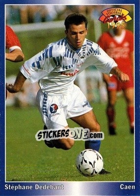 Sticker Stephane Dedebant - U.N.F.P. Football Cards 1994-1995 n. 43 - Panini