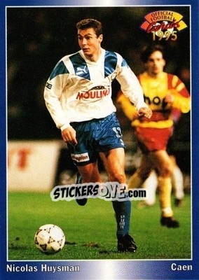 Sticker Nicolas Huysman - U.N.F.P. Football Cards 1994-1995 - Panini