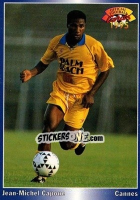 Cromo Jean-Michel Capoue - U.N.F.P. Football Cards 1994-1995 - Panini