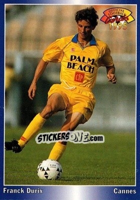 Sticker Franck Durix - U.N.F.P. Football Cards 1994-1995 n. 47 - Panini