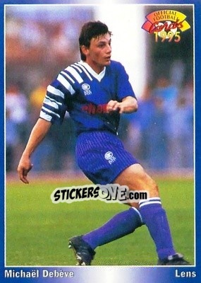 Sticker Michael Debeve - U.N.F.P. Football Cards 1994-1995 - Panini
