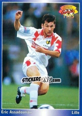 Cromo Eric Assadourian - U.N.F.P. Football Cards 1994-1995 - Panini