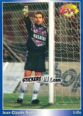 Figurina Jean-Claude Nadon - U.N.F.P. Football Cards 1994-1995 - Panini