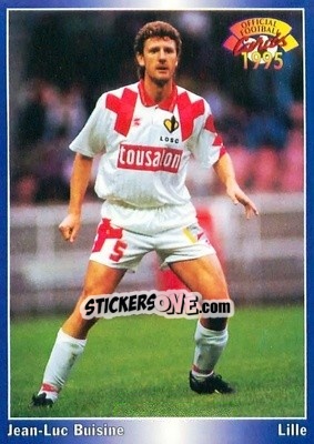 Figurina Jean-Luc Buisine - U.N.F.P. Football Cards 1994-1995 - Panini