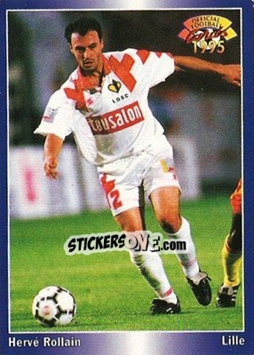 Figurina Herve Rollain - U.N.F.P. Football Cards 1994-1995 - Panini