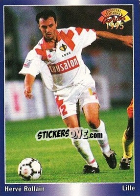 Sticker Herve Rollain - U.N.F.P. Football Cards 1994-1995 n. 76 - Panini