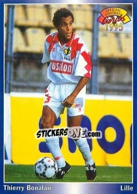 Figurina Thierry Bonalair - U.N.F.P. Football Cards 1994-1995 - Panini