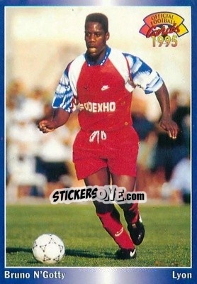 Cromo Bruno N'Gotty - U.N.F.P. Football Cards 1994-1995 - Panini